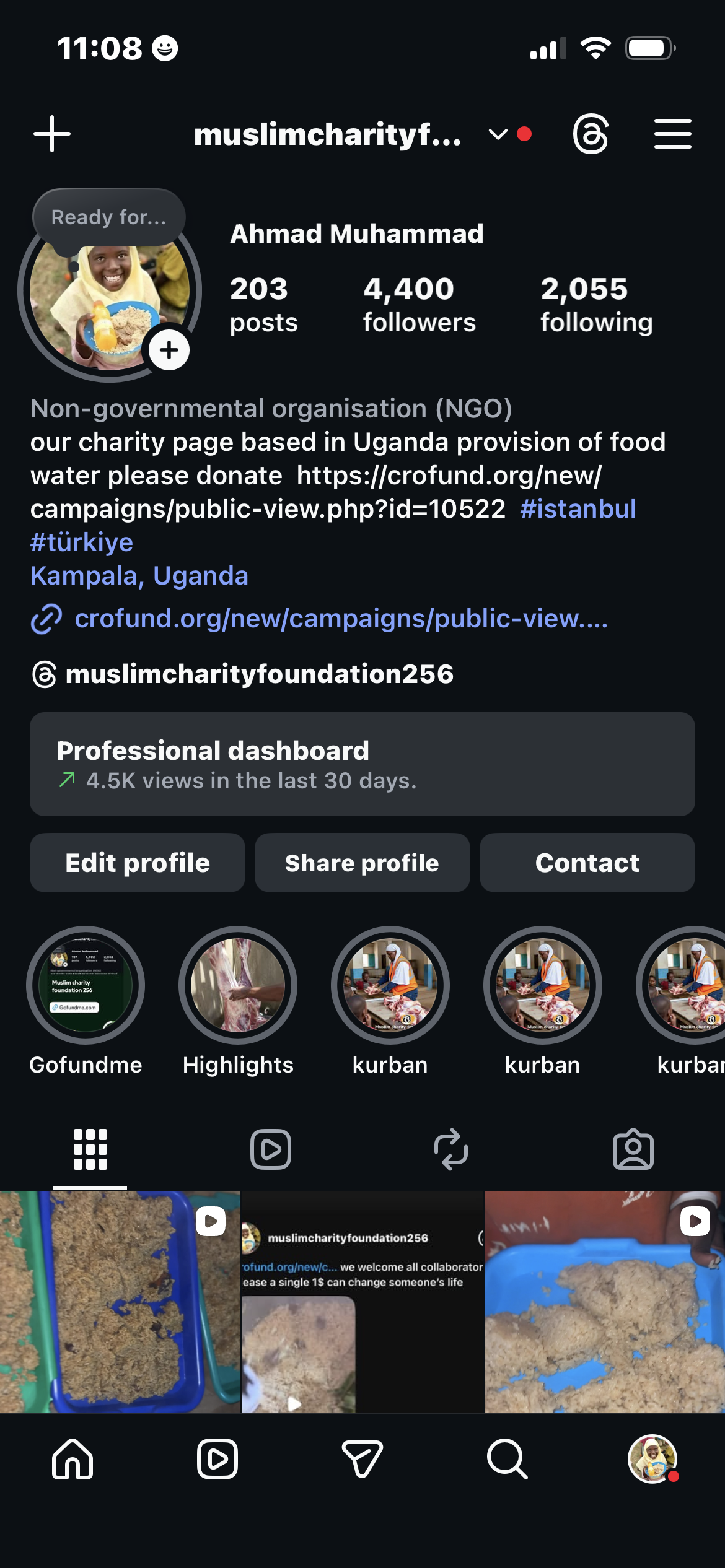 Helping hands in feeding the poor children