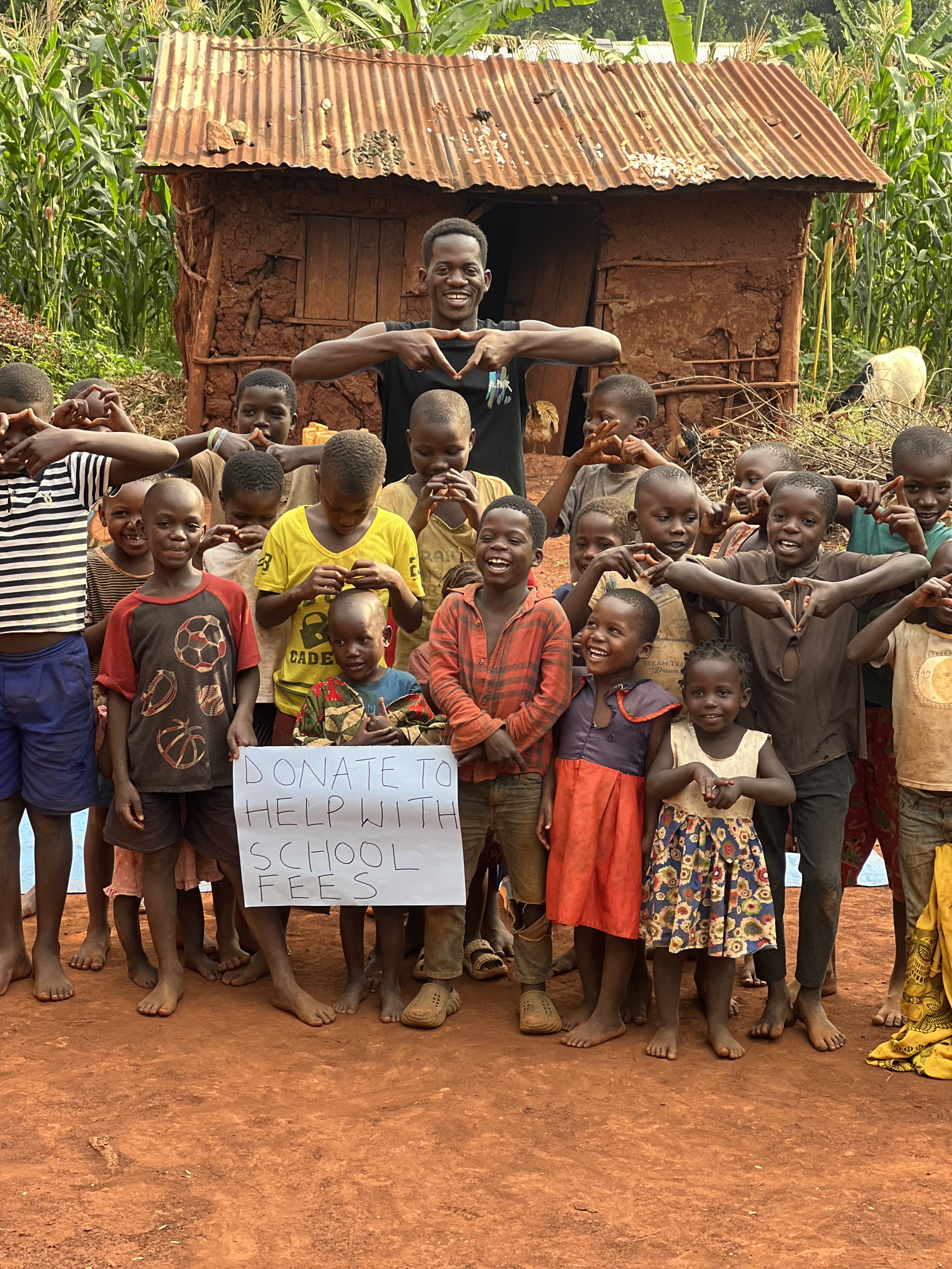 Share love to innocent children by donating for food and school fees 