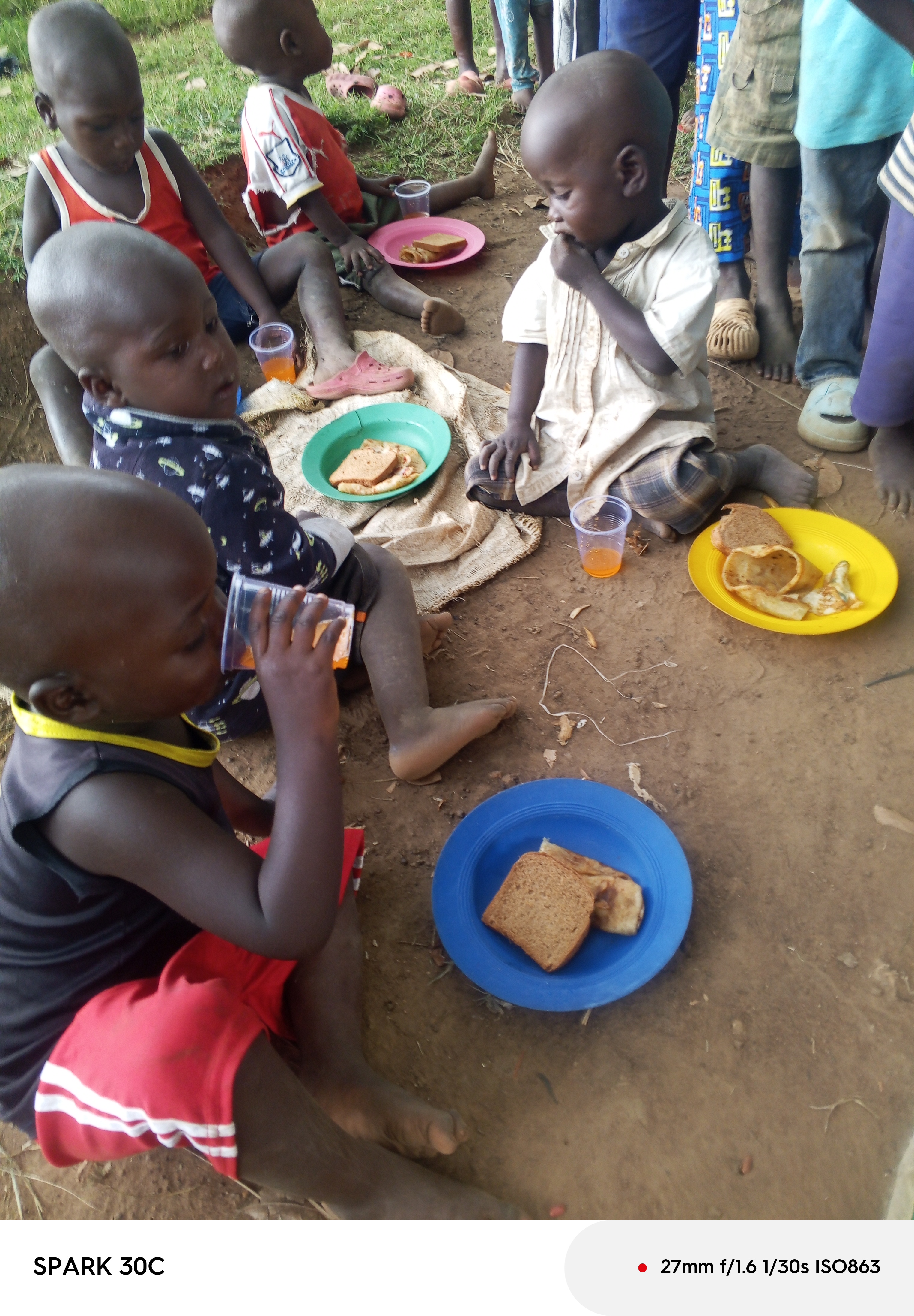 Feed the poor children 