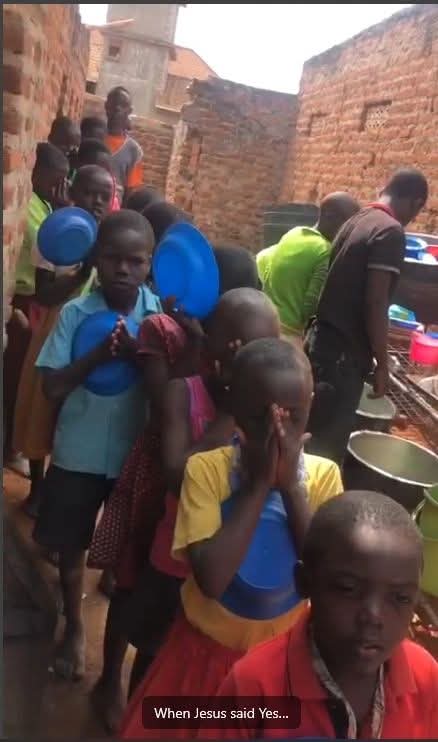 Donate with us food and clean water for orphans in uganda with hope family 