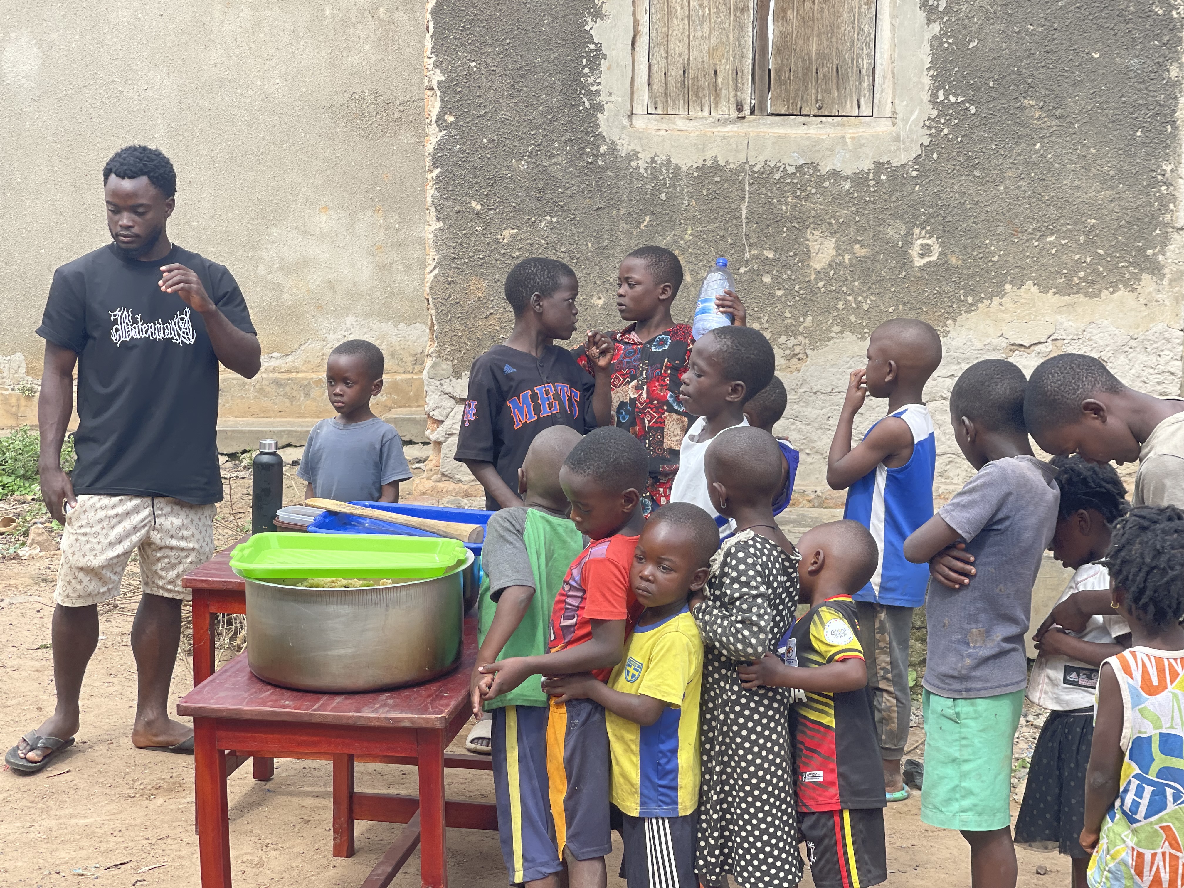 "Nurturing Futures: Help Us Care for 18 Bright Minds"  This title conveys a sense of hope, care, and support for the children. It's heartwarming and likely to resonate with potential donors. 