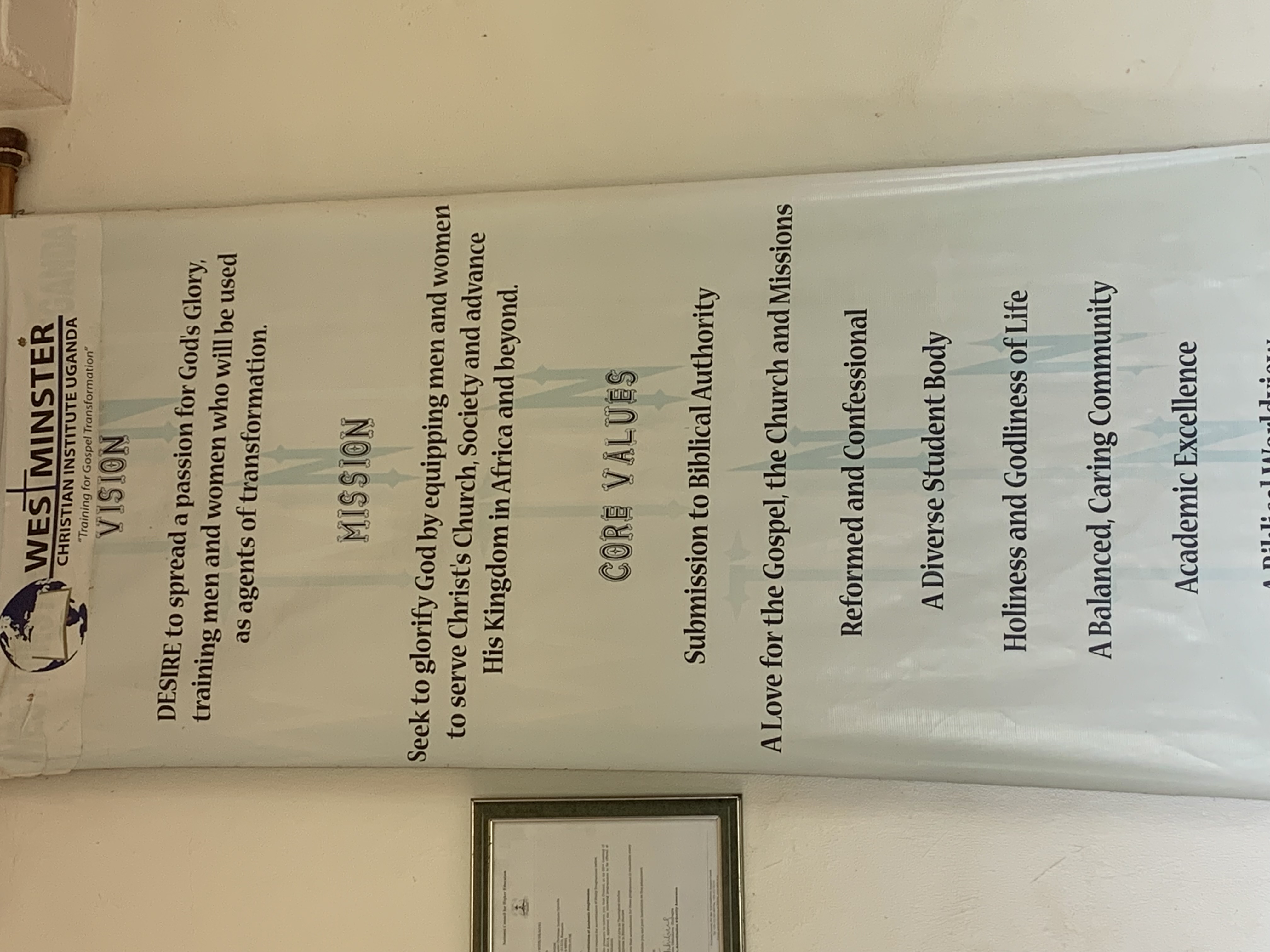 Going back to school for bachelor in theological studies at west minister institute